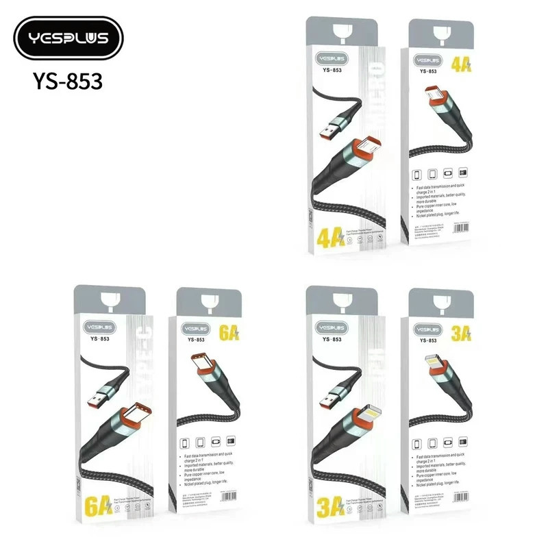 کابل تبدیل USB به USB-C یس پلاس مدل Fast Charging Durable Cable طول 1 متر