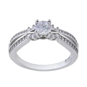   انگشتر نقره زنانه بازرگانی میلادی کد AWR-357