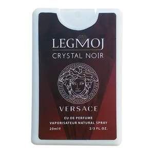 عطر جیبی زنانه لغموژ مدل Versace Crystal Noir حجم 20 میلی لیتر