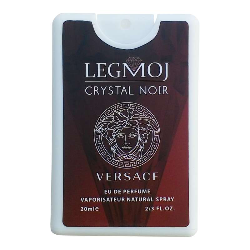 عطر جیبی زنانه لغموژ مدل Versace Crystal Noir حجم 20 میلی لیتر عطر جیبی زنانه لغموژ مدل Versace Crystal Noir حجم 20 میلی لیتر