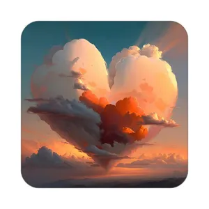 زیر لیوانی کاکتی مدل عاشقانه کد mp12008