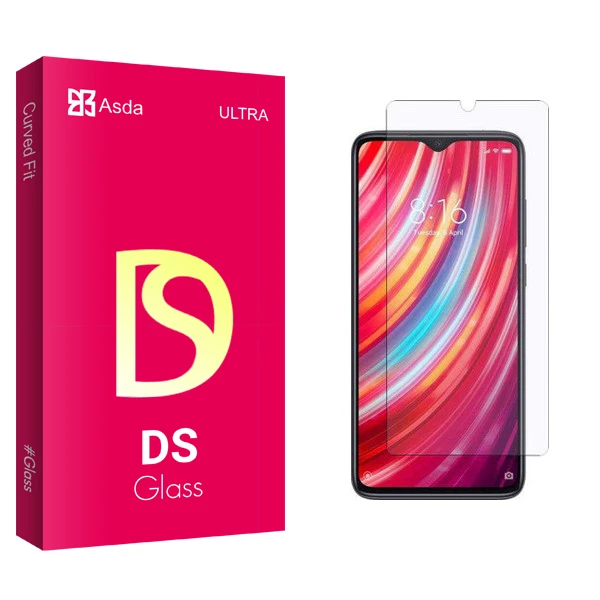 محافظ صفحه نمایش آسدا مدل DS glass مناسب برای گوشی موبایل شیائومی Redmi Note 8