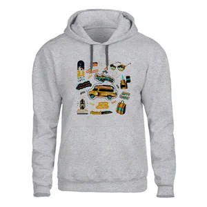 هودی مردانه مدل  تفریح تابستانی  کد SH17 رنگ طوسی