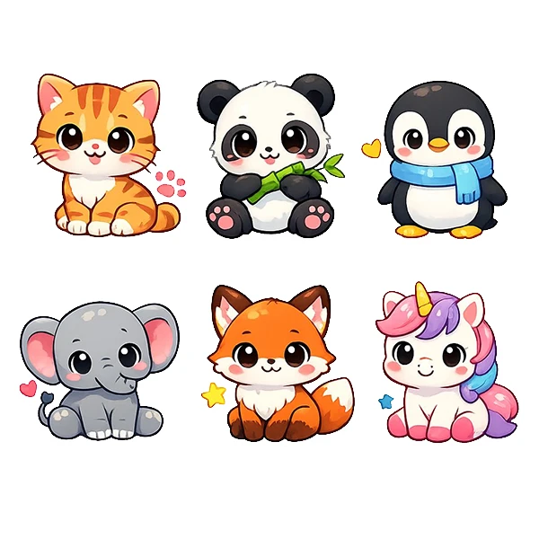  استیکر پارچه و لباس پاد آفرین طرح کارتونی کد 5496