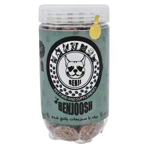 غذای خشک سگ بنجی مدل بنجوش بیف با سبزیجات کد BJ-6 وزن 200 گرم