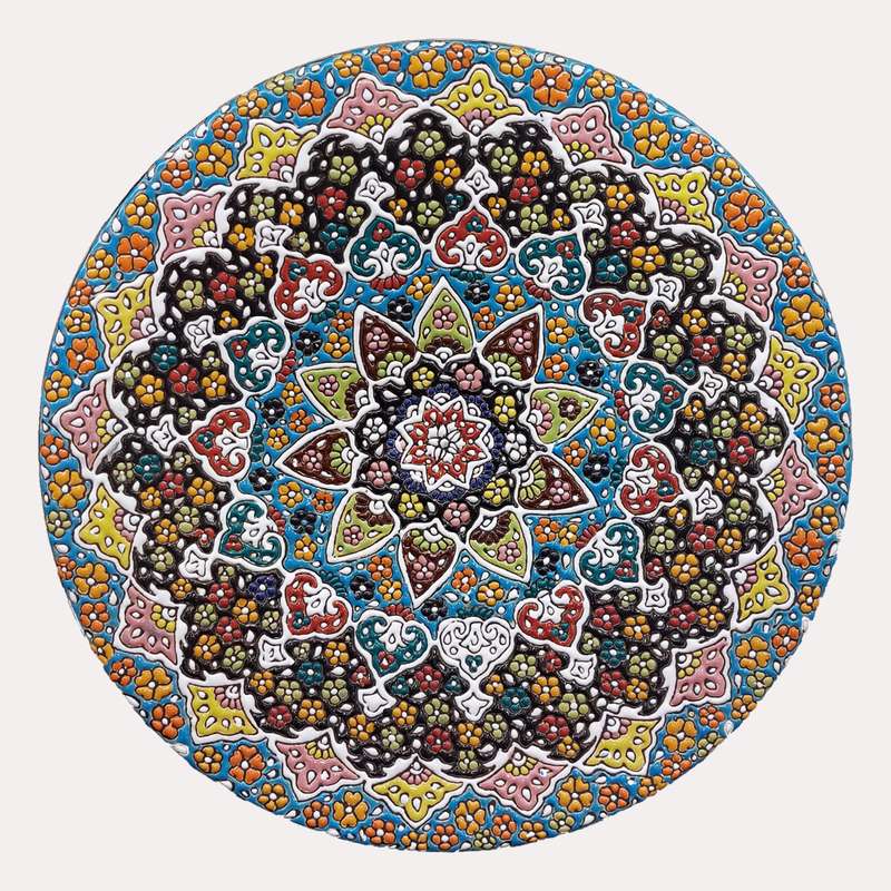 بشقاب میناکاری کد133