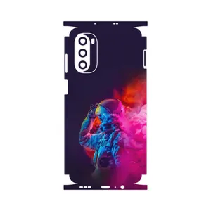 MAHOOT Smoke Rainbow Digital Art 1-FullSkin Cover Sticker for Motorola Moto G52
