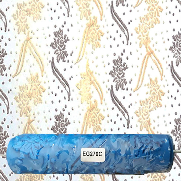 غلتک نقاشی طرح دار کد 270 به همراه فوم سایز 7 اینچ