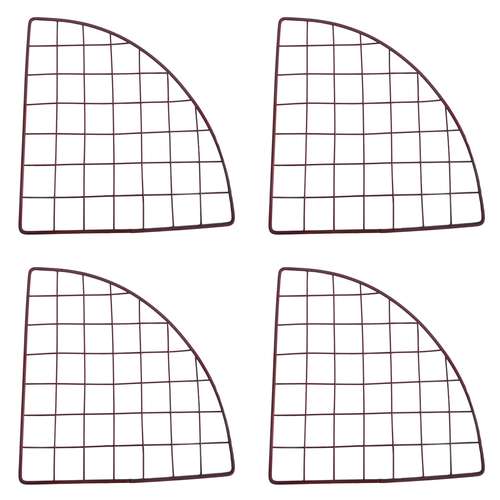  قفسه فلزی مدل مشبک بسته 4 عددی