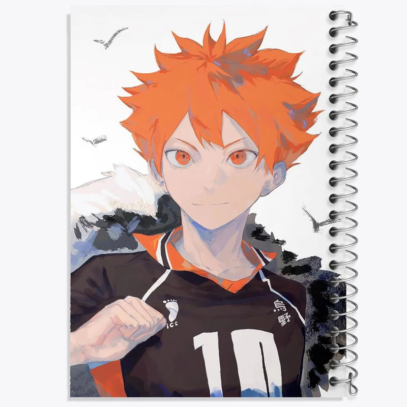 دفتر مشق 50 برگ خندالو مدل هیناتا شویو انیمه هایکیو Haikyu کد 17750