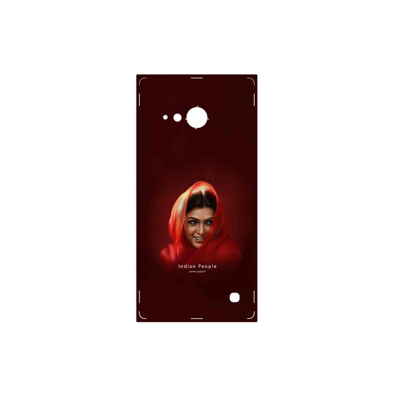 برچسب پوششی ماهوت مدل Portrait of an Indian Woman مناسب برای گوشی موبایل نوکیا Lumia 730