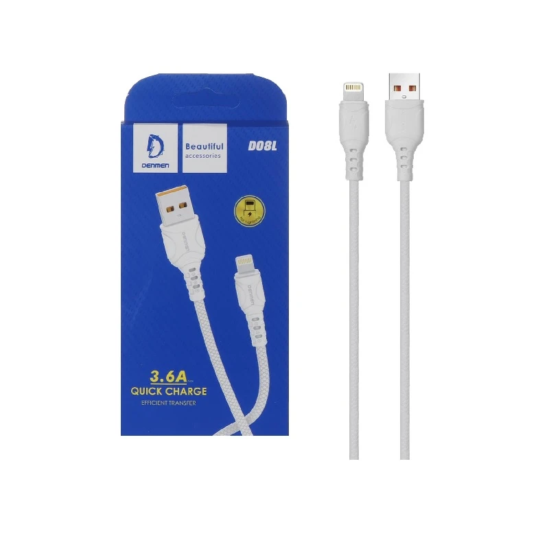 کابل تبدیل USB به لایتنینگ دنمن مدل D08L طول 1 متر