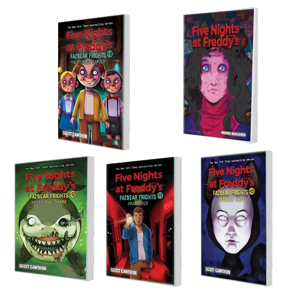 کتاب Five Nights at Freddys Fazbear  اثر Scott Cawthon انتشارات آینده کتاب 5 جلدی