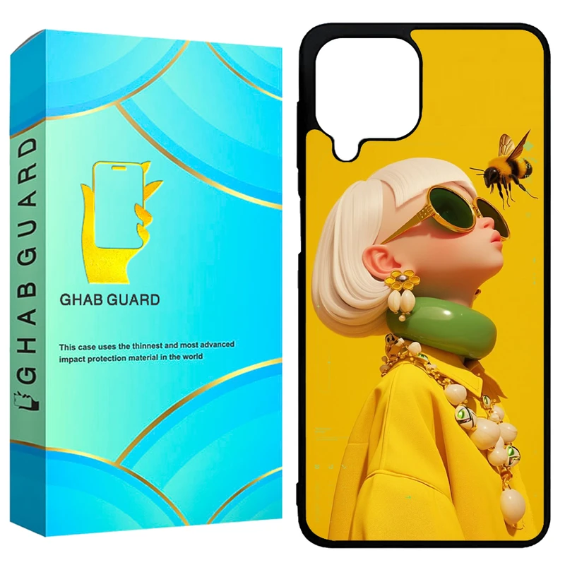 کاور قاب گارد طرح دختر مدل GCHPA224 مناسب برای گوشی موبایل سامسونگ Galaxy A22 4G / M22 4G / M32 4G
