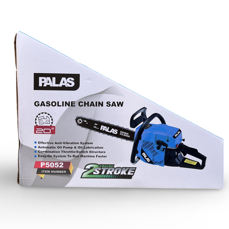 اره زنجیری بنزینی پالاس مدل P5052 اره زنجیری بنزینی پالاس مدل P5052