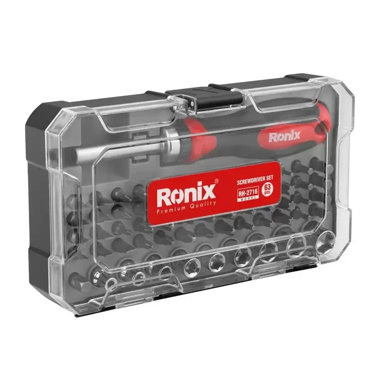 بیت و بکس رونیکس مدل RH-2716 مجموعه 63 عددی