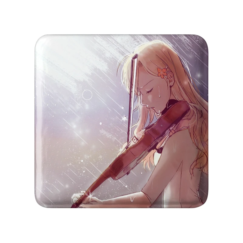 مگنت خندالو طرح کائوری انیمه دروغ تو در آوریل مدل مربعی کد 32466