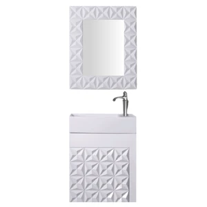 ست کابینت و روشویی مدل الماس به همراه آینه