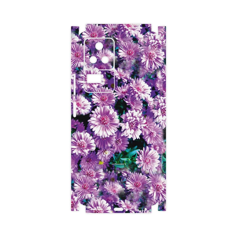برچسب پوششی ماهوت مدل Purple_Flower-FullSkin مناسب برای گوشی موبایل شیائومی Poco F4 5G