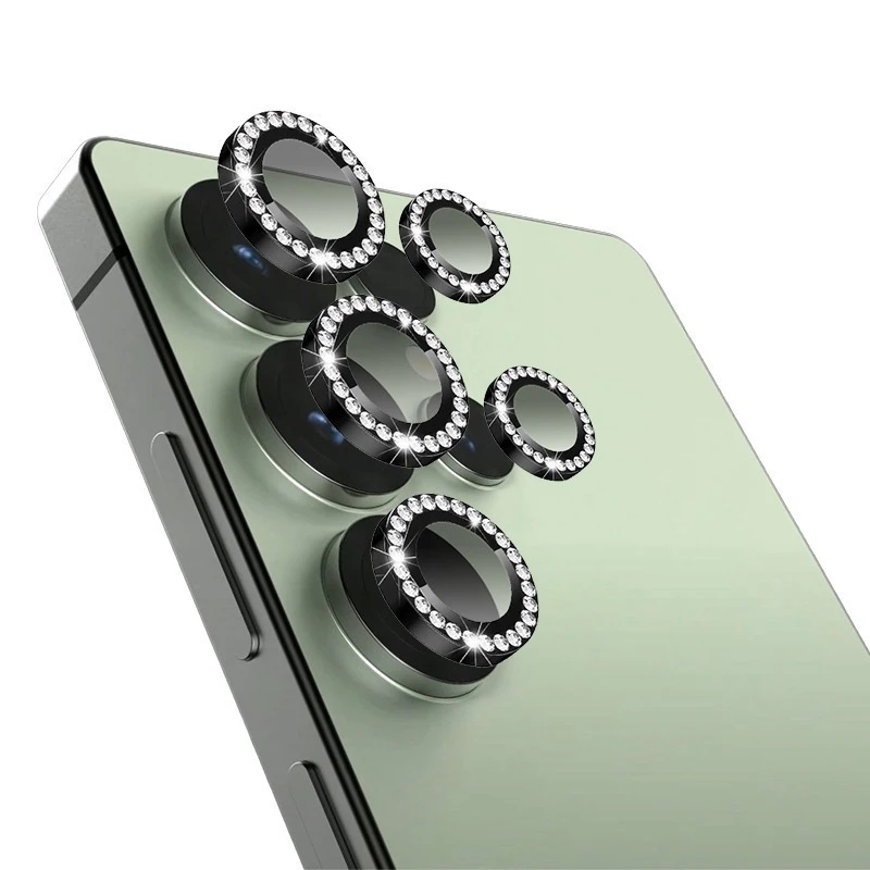 محافظ لنز دوربین گوف مدل Diamond مناسب برای گوشی موبایل سامسونگ Galaxy S25 Ultra