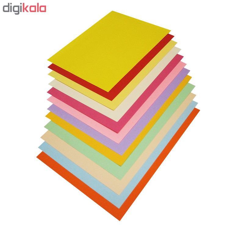 کاغذ رنگی کد P1001_096 سایز A4 بسته 96 عددی