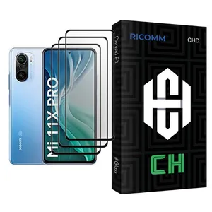 Ricomm CH Glass MIX003 Screen Protector For Xiaomi Mi 11X Pro Pack Of 3