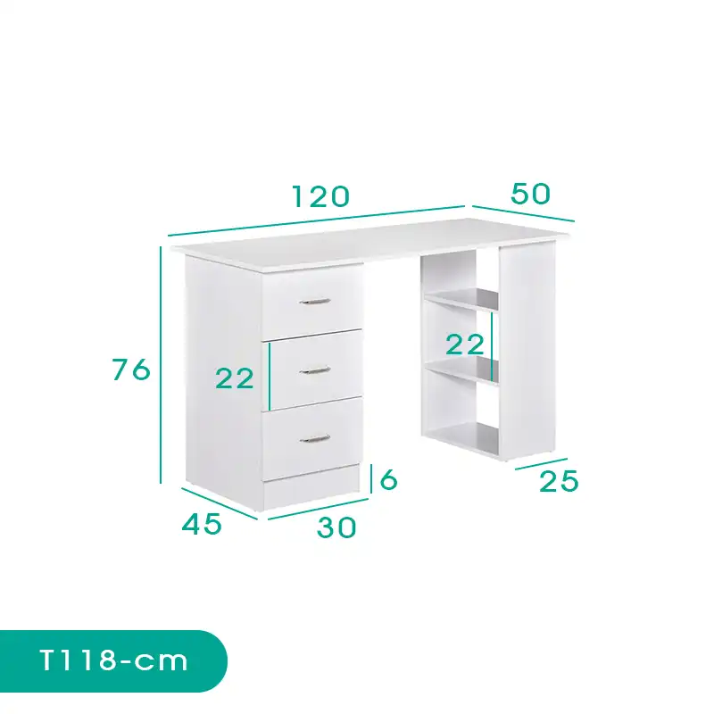 میز تحریر اسمردیس مدل T118 - MDF