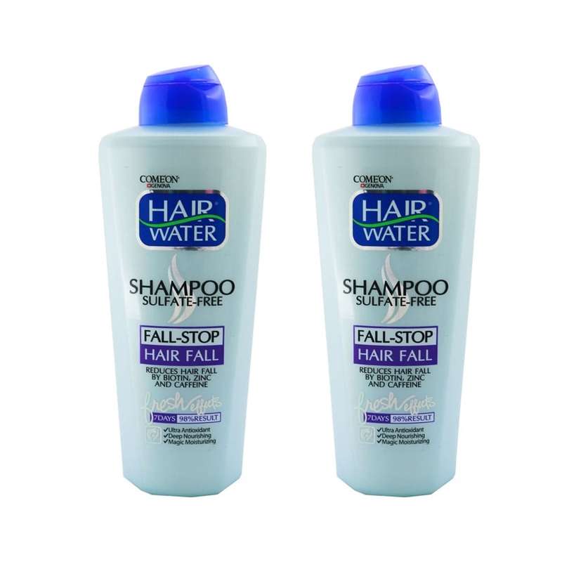 شامپو تقویت کننده مو کامان مدل FALL STOP حجم 400 میلی لیتر مجموعه دو عددی شامپو تقویت کننده مو کامان مدل FALL STOP حجم 400 میلی لیتر مجموعه دو عددی