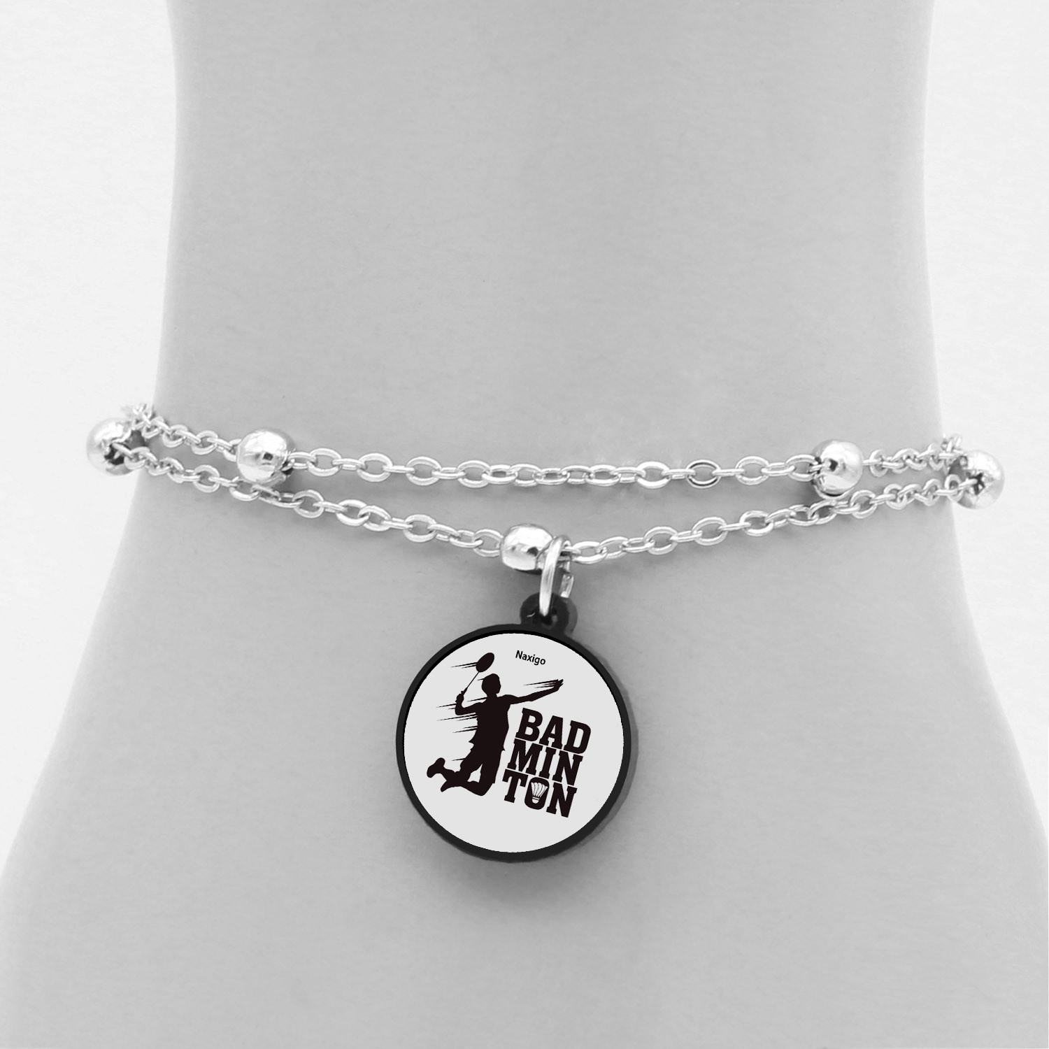 پابند زنانه ناکسیگو مدل شب تاب طرح بدمینتون کد LB7410