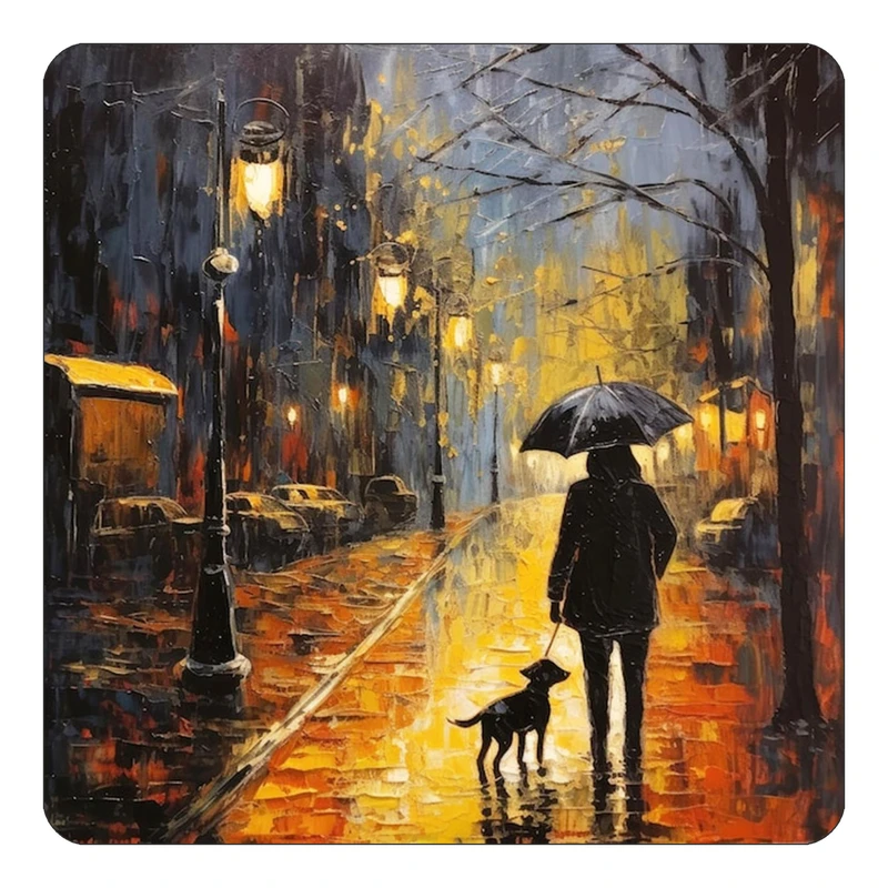 مگنت کاکتی طرح نقاشی رنگ روغن مدل mp73587