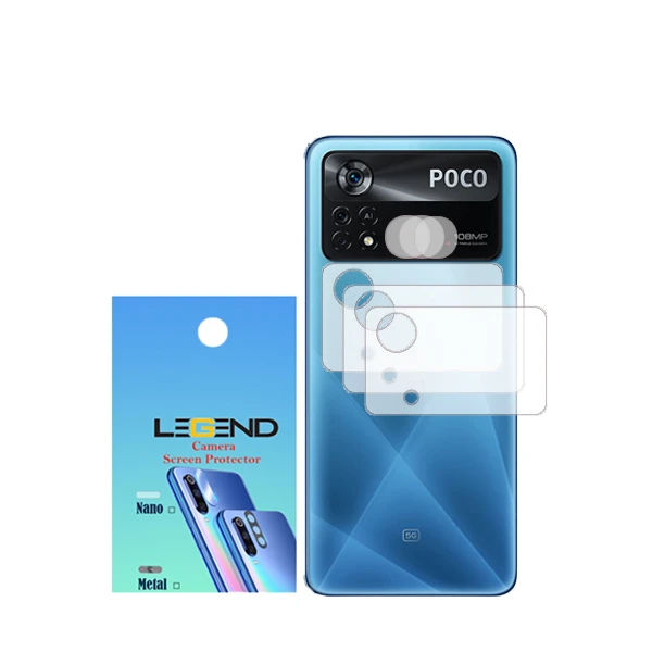 محافظ لنز دوربین نانو مدل xi-12 مناسب برای گوشی موبایل شیائومی POCO X4 PRO بسته 3 عددی