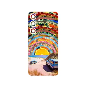 MAHOOT Collage of Orange Sky Cover Sticker for Samsung Galaxy S24
