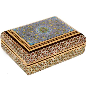 جعبه تمام خاتم سی دا اثر استاد کلانی کد KH01006
