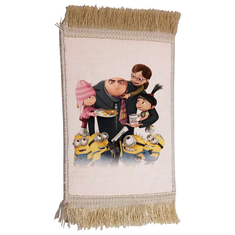 فرش ماشینی دیوارکوب مدل مینیون کد 72