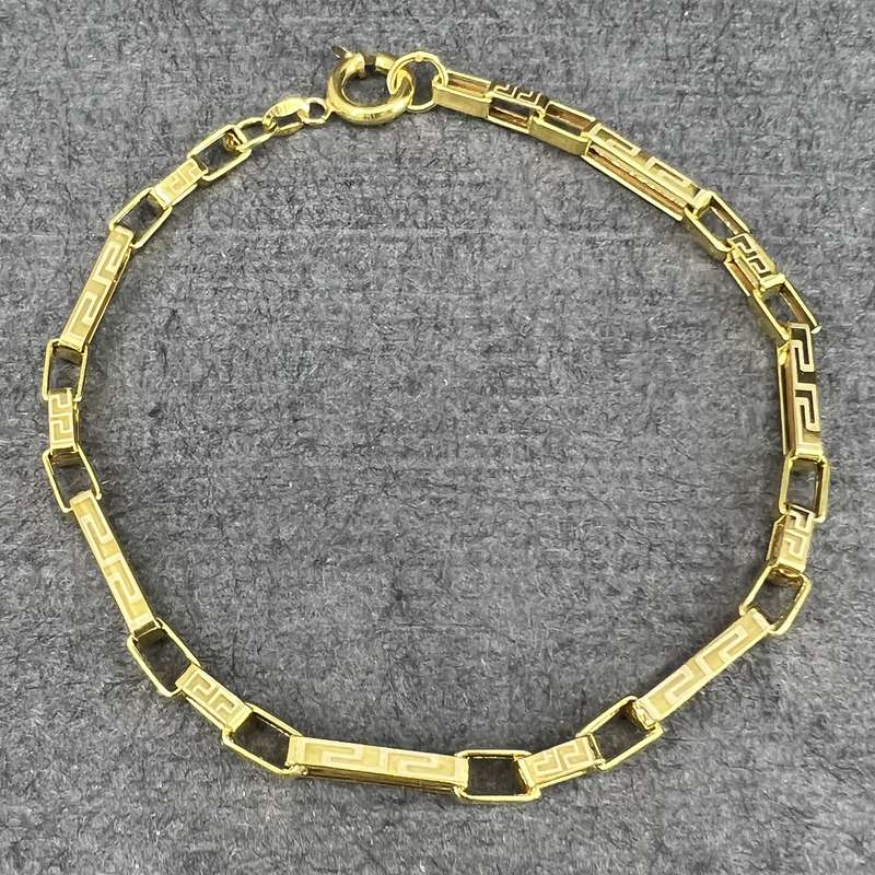 دستبند طلا 18 عیار مردانه دوست خوب مدل dk068