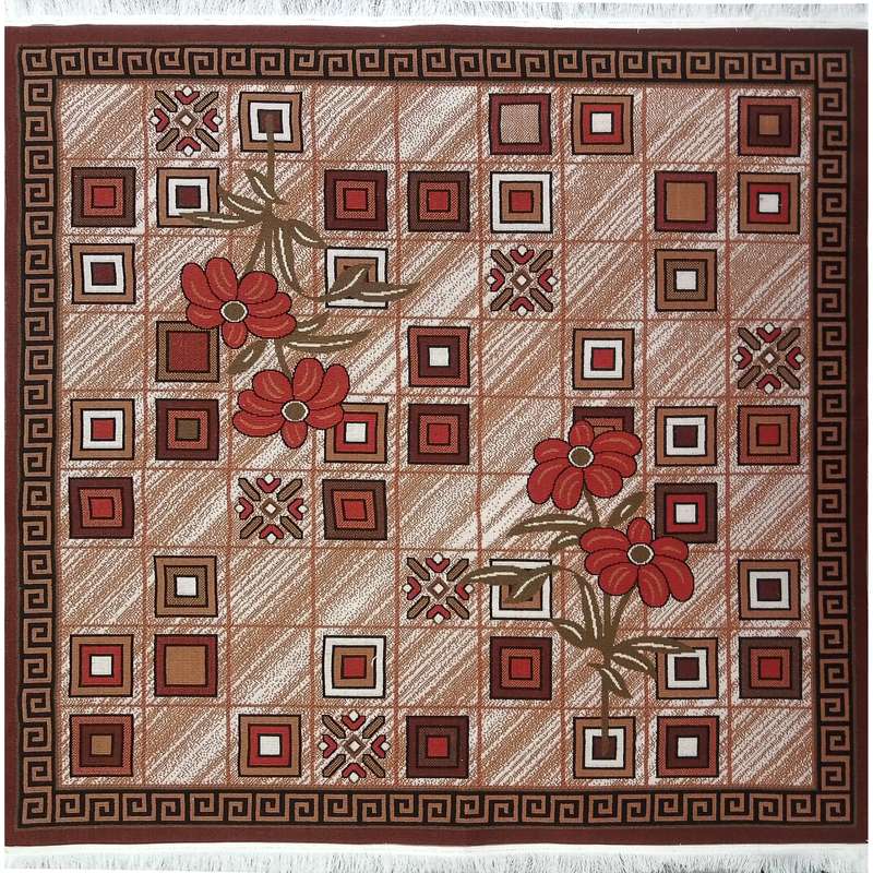 گلیم ماشینی ستاره طلایی ملت مدل 9405 گلیم ماشینی ستاره طلایی ملت مدل 9405