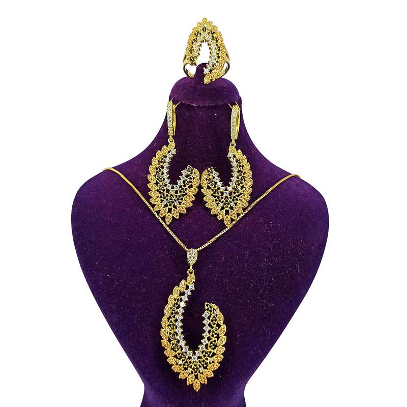 نیم ست نقره زنانه سلین کالا مدل برلیان ce-As230