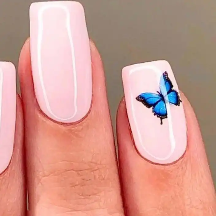 برچسب لنز ناخن رویاسنتر مدل 024 مجموعه 2 عددی