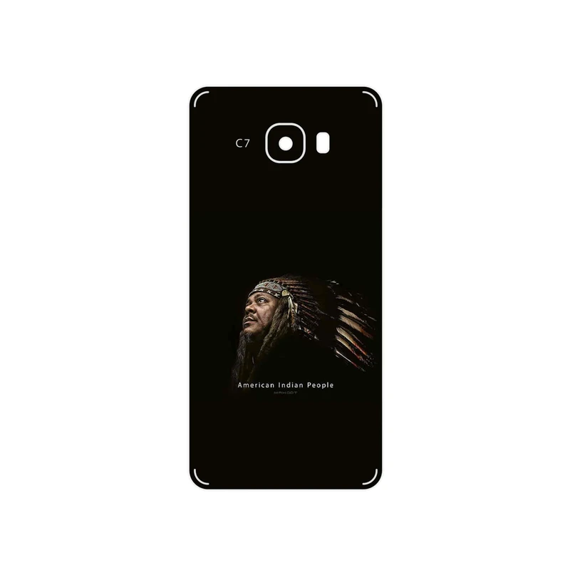 برچسب پوششی ماهوت مدل Portrait of an Indian Man مناسب برای گوشی موبایل سامسونگ Galaxy C7