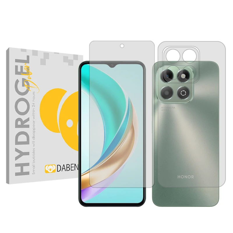 محافظ صفحه نمایش شفاف دبن مدل Tough مناسب برای گوشی موبایل آنر X6b به همراه محافظ پشت گوشی