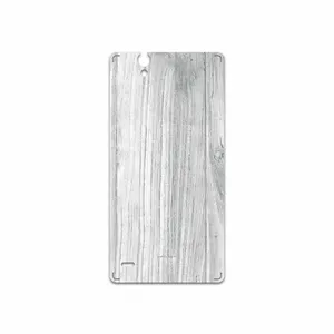 MAHOOT White Wood Cover Sticker for Sony Xperia C4
