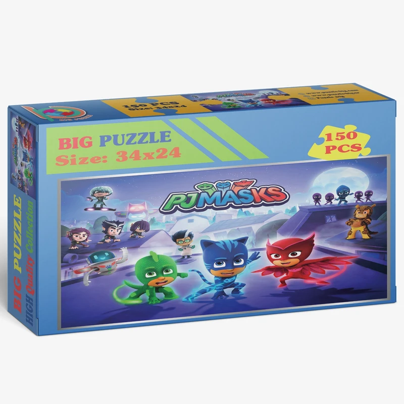 پازل ۱۵۰ تکه بیگ پازل مدل قهرمانان نقاب دار مناسب برای سه سال به بالا