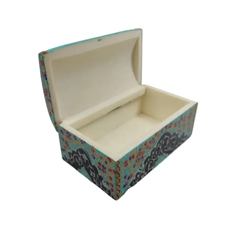 جعبه جواهرات استخوانی طرح تذهیب کد 02