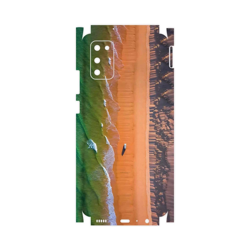 برچسب پوششی ماهوت مدل Beach and Green Sea-FullSkin مناسب برای گوشی موبایل سامسونگ Galaxy A02S