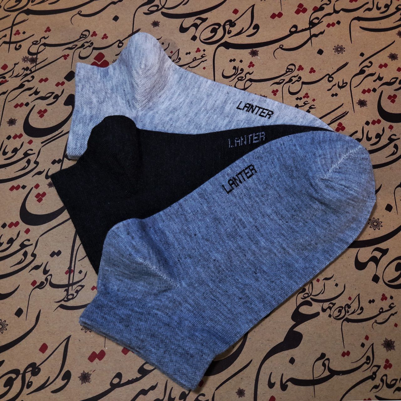 جوراب  زنانه لنتر مدل ساده مچی کد WN 35 مجموعه 6 عددی -  - 4