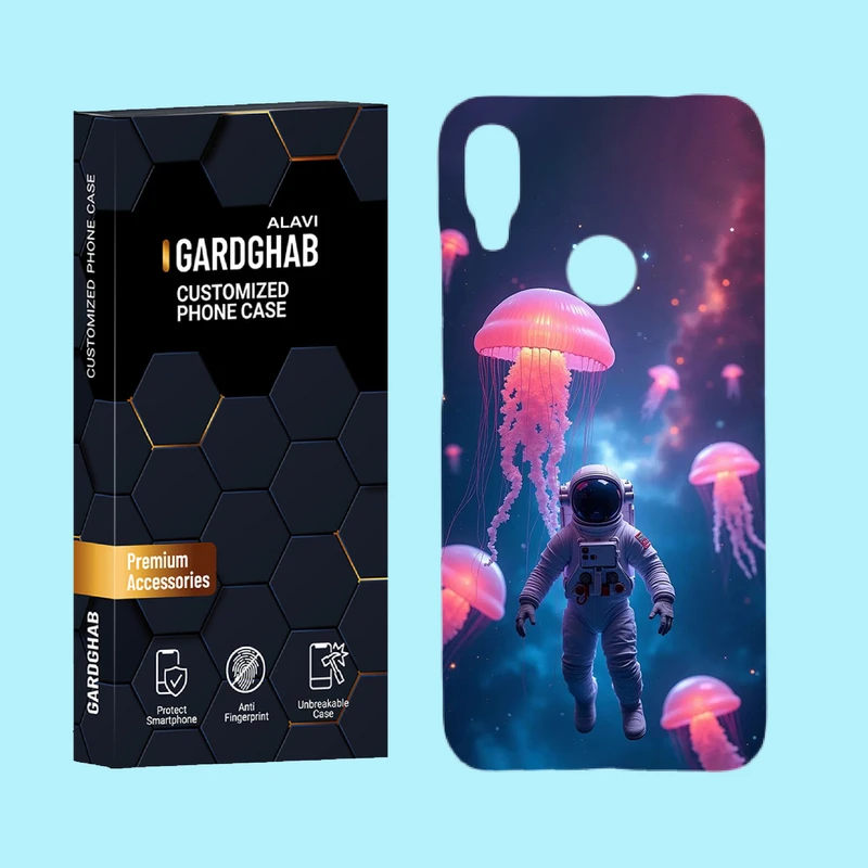 کاور گارد قاب علوی مدل کهکشان مناسب برای گوشی موبایل شیائومی Redmi Note 7 / note 7 Pro