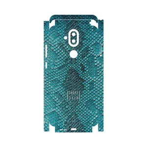 MAHOOT Blue Snake Skin-FullSkin Cover Sticker for Nokia 8.1