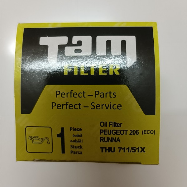 فیلتر روغن تام مدل  THU711/51X ECO مناسب برای پژو 206