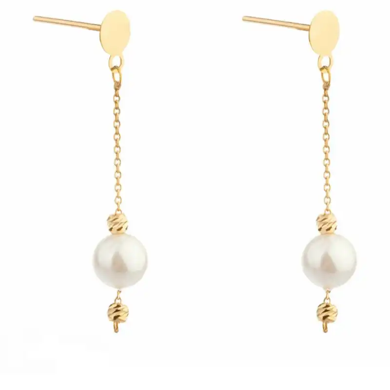 نیم ست طلا 18 عیار زنانه الن نار مدل ELMS0624