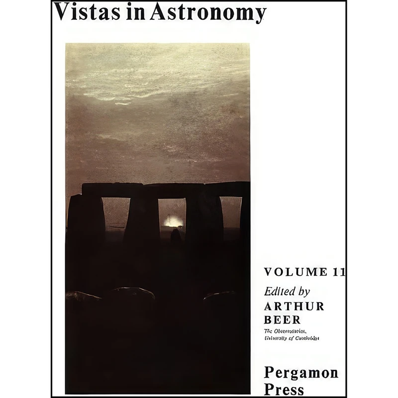 کتاب Vistas in Astronomy اثر Arthur Beer انتشارات تازه ها
